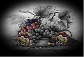Painting of grapes